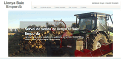 Desktop Screenshot of llenyabaixemporda.com
