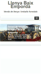 Mobile Screenshot of llenyabaixemporda.com